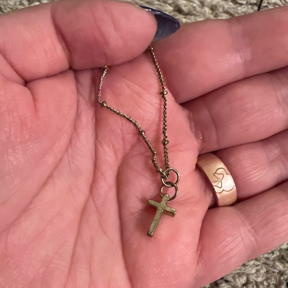 Express Layered Multi Chain Cross & Coin Y Necklace - Picture 7 of 10